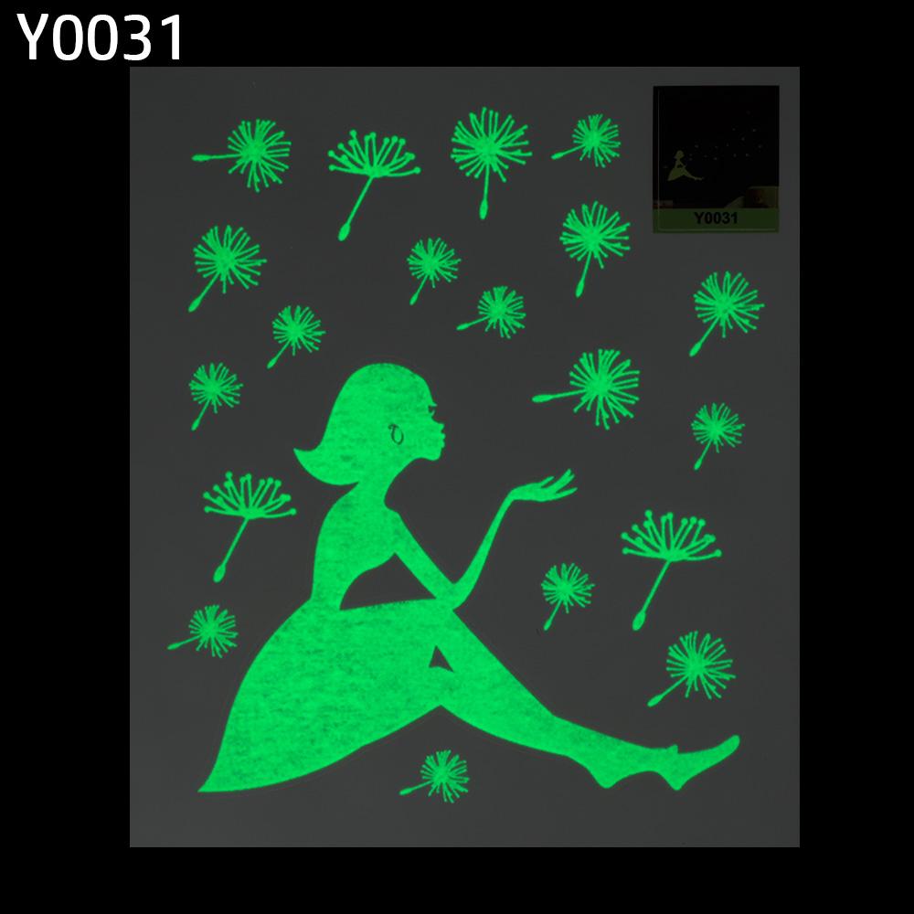 DIY Vinyl Home Decoration Kids Bedroom Noctilucent Moon Glow In Dark Fluorescent Star Decal Luminous Wall Stickers
