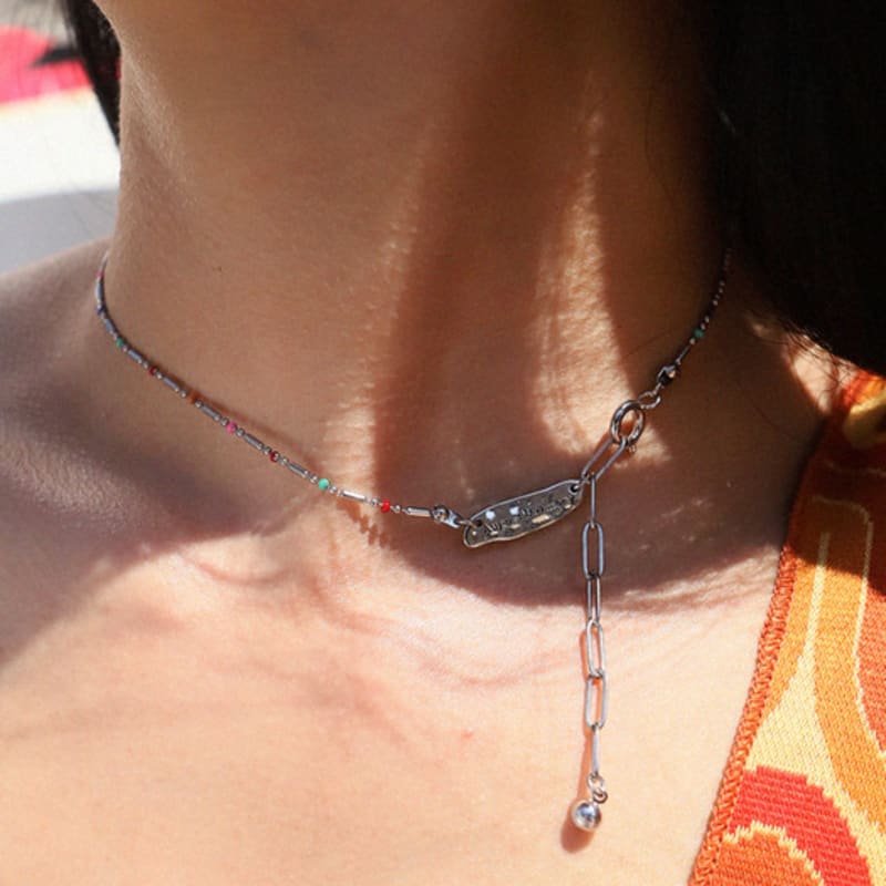 August Harmony Multi Pop Choker (2 Farben)