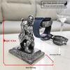 Black Warrior Charging Stand for Samsung, Apple, Huawei & Apple Watch