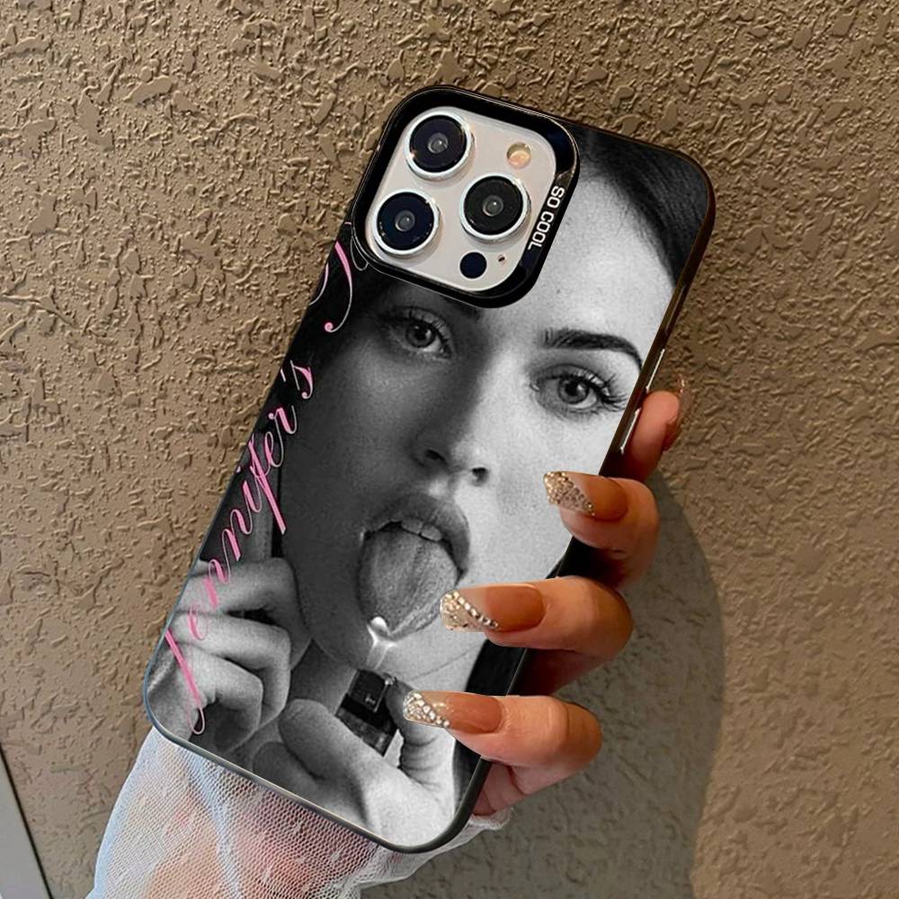 Megan F-Fox Vintage Beauty Phone Cases For IPhone 17 16 15 14 13 12 11 Plus Pro Max Colorful Case