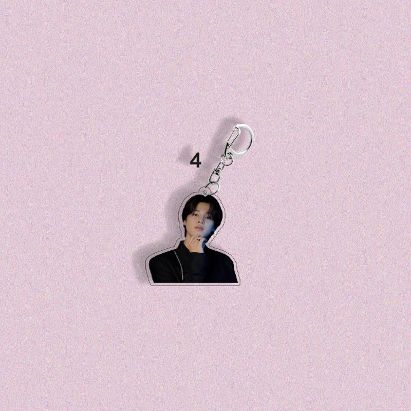 7pcs BTS Member Portrait Keychains, Fan Support Pendants