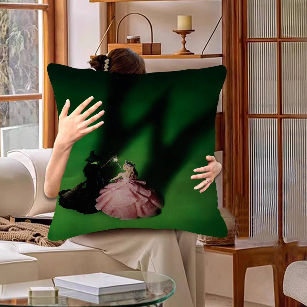 Wicked Movie Cushion Cover Pillow Cover Decor Pillowcase Printed Cushion Case For Couch