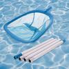 Swimming Pool Skimmer Net with Metal Pole Pool Net Skimmer Rak Pool Leaf Skimmer Pool Cleaner for Swimming Pools Spas Hot Tubs