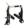 TEKTRO RX1 BMX brake caliper Mini-V brake aluminum alloy side pull brake bicycle clamp arm length 80mm with 836.12 brake shoes