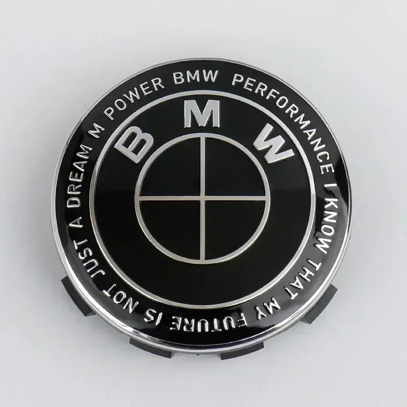 For BMW F80 E60 G82 F20 X3F25 G60 E61 X5E70 F06 GROUP 4pcs 56mm/68mm Car Wheel Hub Center Cover Replacement Parts, Suitable