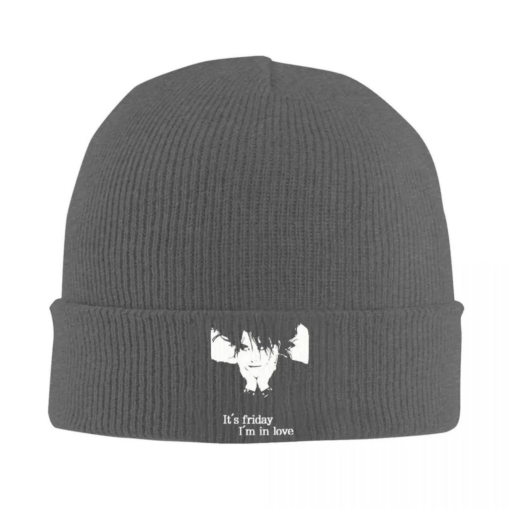 Robert Smith Mützen Druck Coole Kappen Herren Damen Hippie Beanies Winter Grafik Warme Mütze