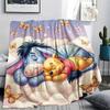 Clouds Butterflies Blanket Blanket Home Decor Machine Washable Sheet Outdoor Plush Blanket