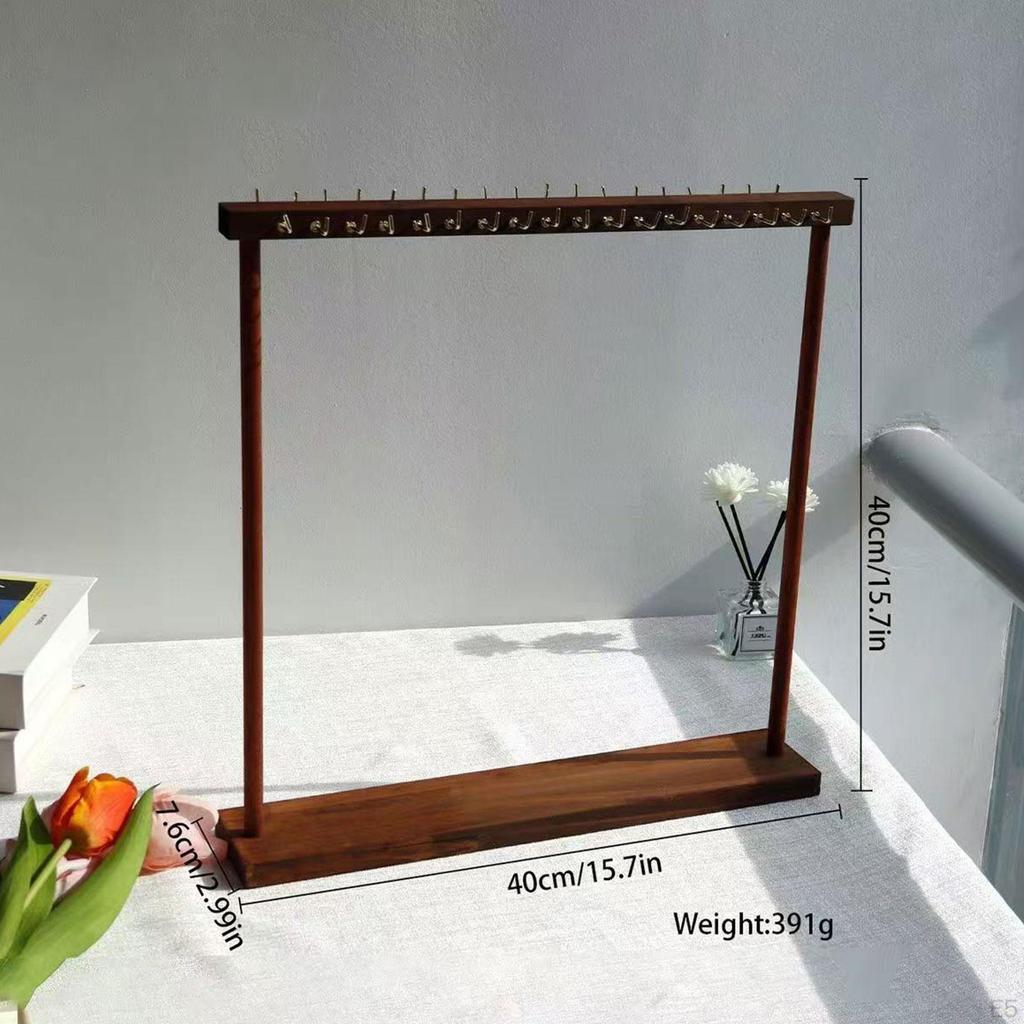 DIY Wooden Jewelry Stand – Ideal for Necklaces, Bracelets, And More. Also Suitable Storing
