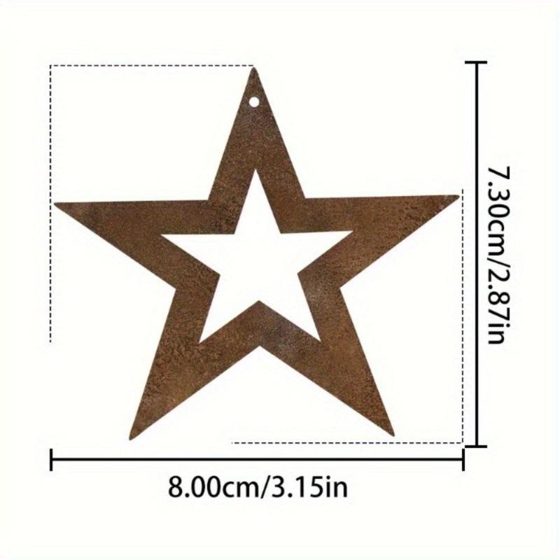 Star Holiday Metal Decor Ornament