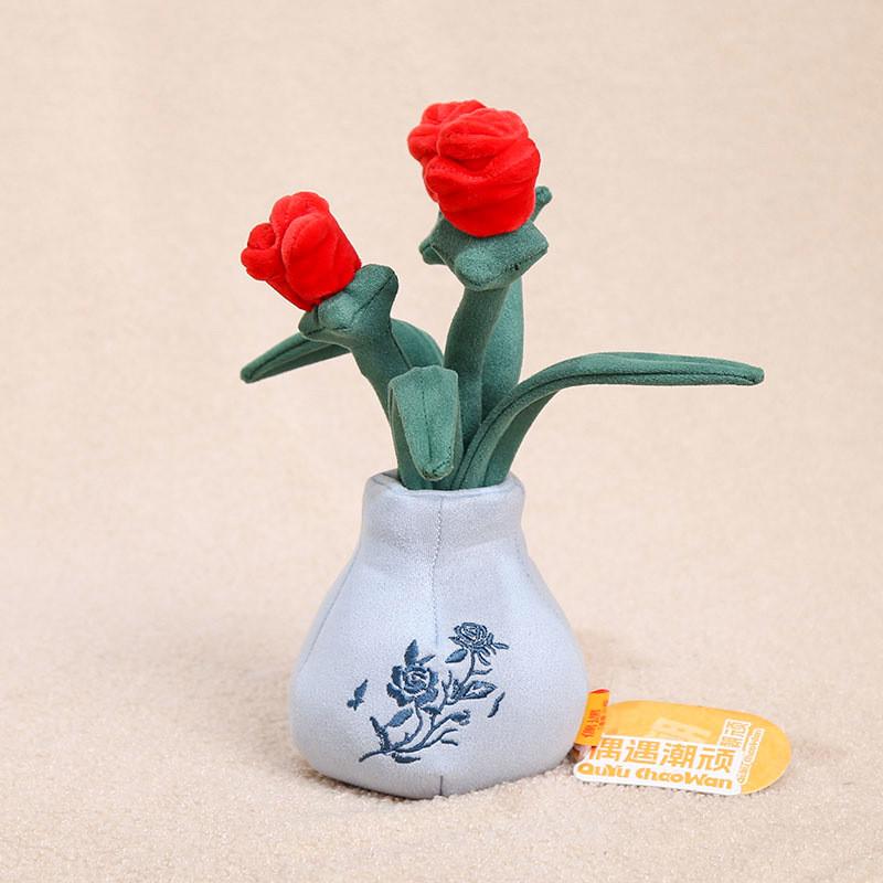 Plush Plant Doll Desktop Decor With Pp Cotton Fill For Home Office And Gift