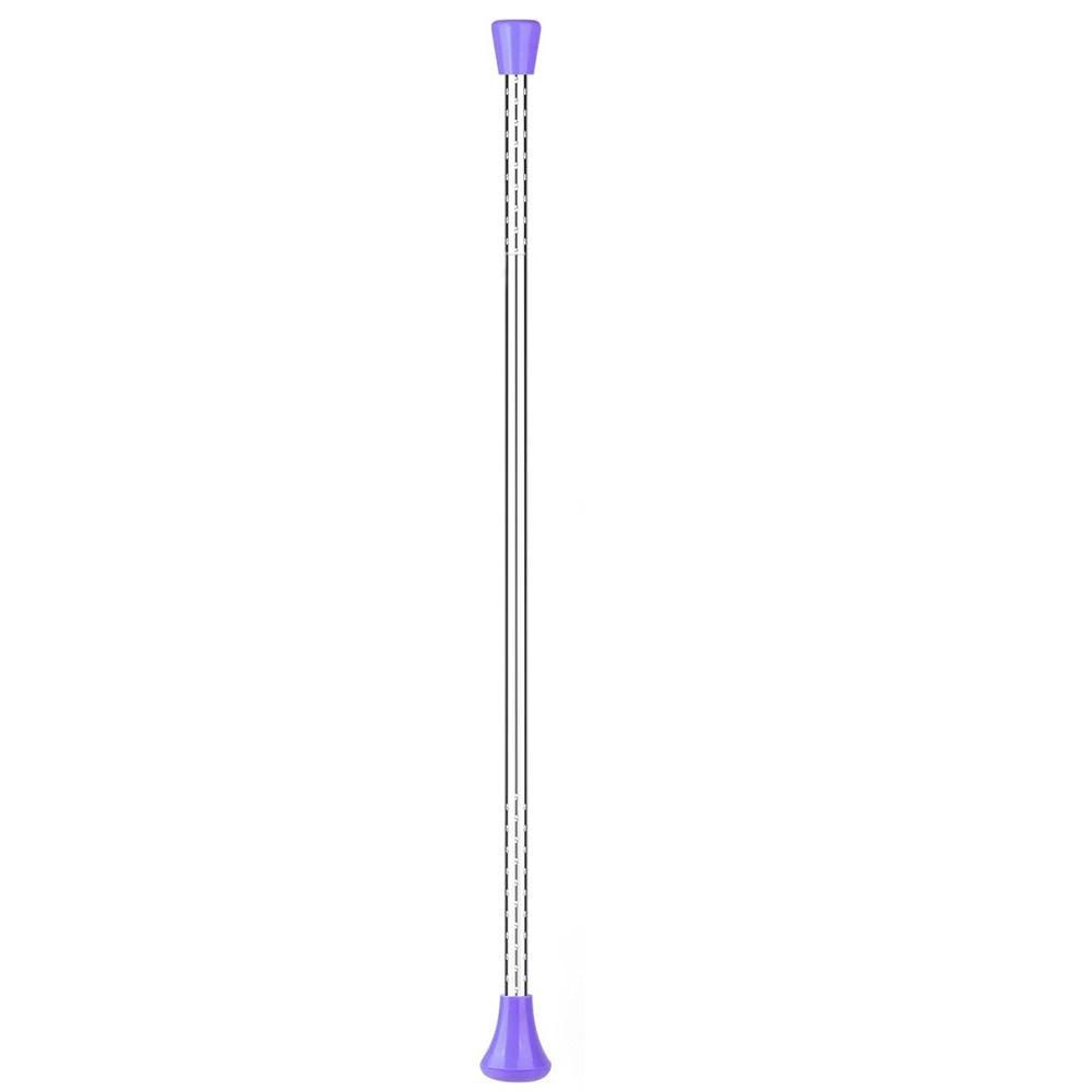 

Balanced Marching Baton Stainless Steel Dancer Wand Gymnastics Parade Stick Performance Arts фіолетовий