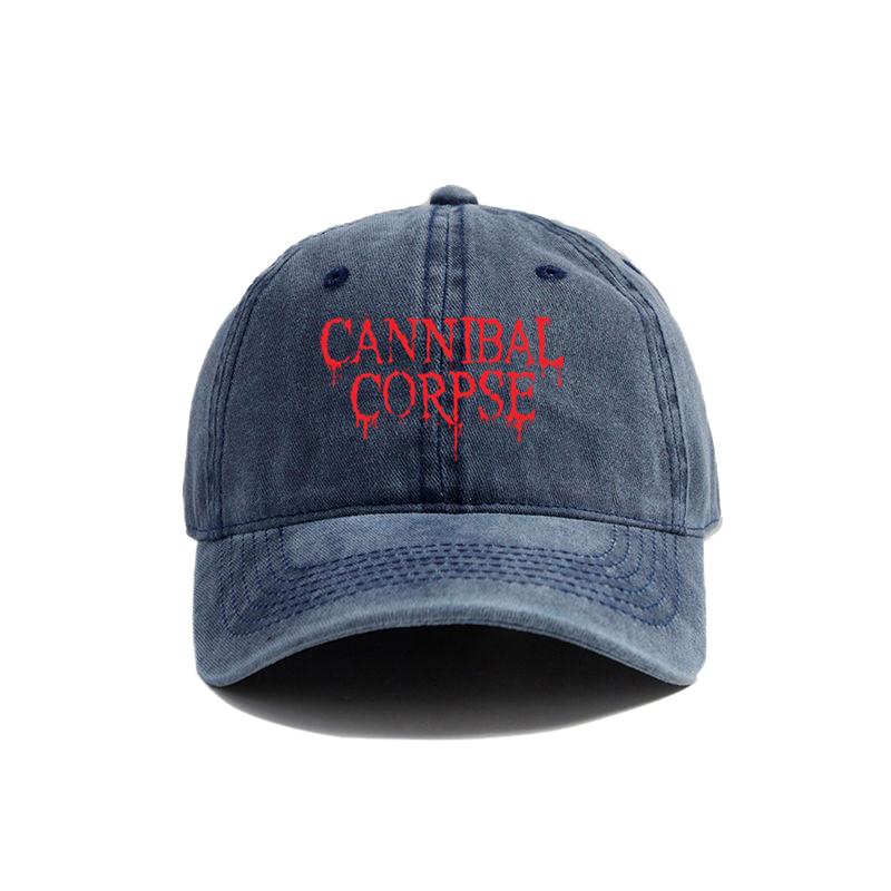 Cannibal Corpse Baseball Cap Summer Distressed Dad Hats Unisex Outdoor Adjustable Cotton Caps MZ-433