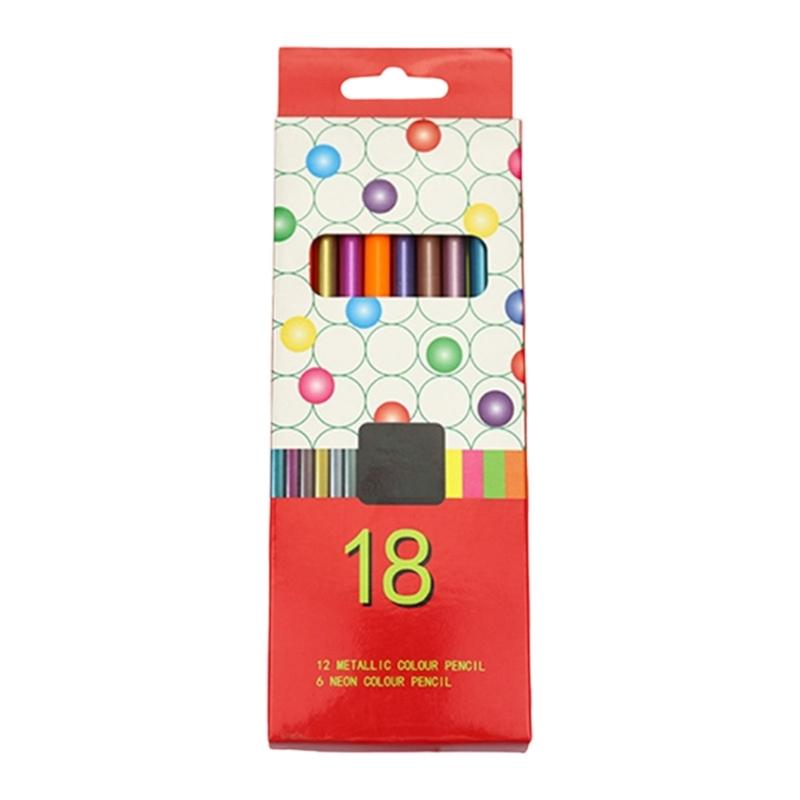 12/18/24 Color Art Supplies Metallic Colored Pencil Set Drawing Pencils Sketching Pencils Classroom for Adult