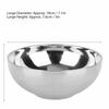 Rustless Steel Salad Bowl Thickened Canteen Bowl Rust Resistant Soup Bowl  Home Use