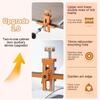 Woodworking Cabinet Door Installation Jig Door Panel Rebound Device Punch Mounting Jig 6/8/10mm Doweling Drilling Guide Locator