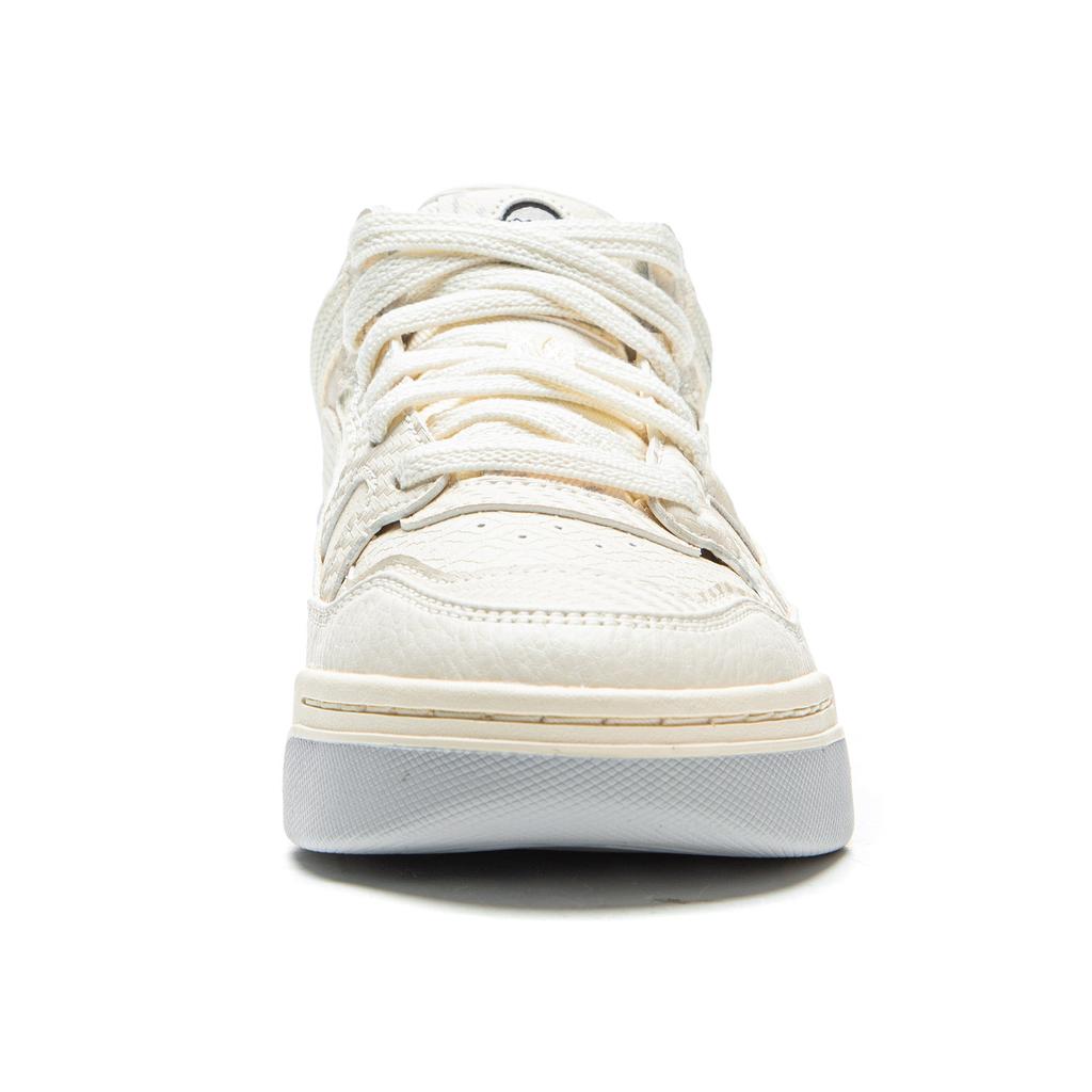 Li Ning Moon White 2MID Skateboard Shoes Women's Mid top Ecru AGCV332-1