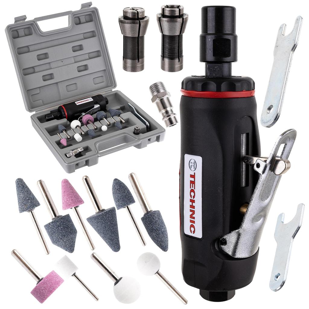 Pneumatic Straight Die Grinder 6mm 3mm Grinding Set