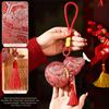 Year of Horse Year of The Horse Pendant Long Hair New Year Decorations Horse Year Pendant Soft Stuffed Animal