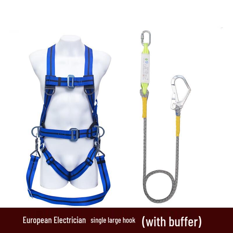 

Linpan Five-Point Full Body Safety Harness Adjustable