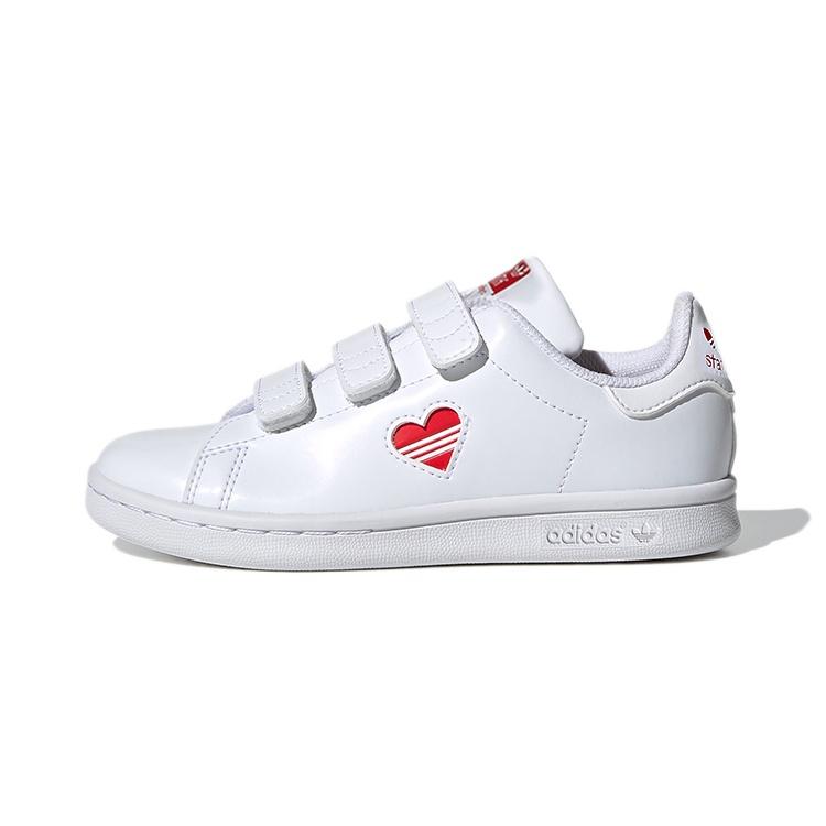 (PS) adidas originals Stan Smith Белый Красный Детские FZ2834 EU 28