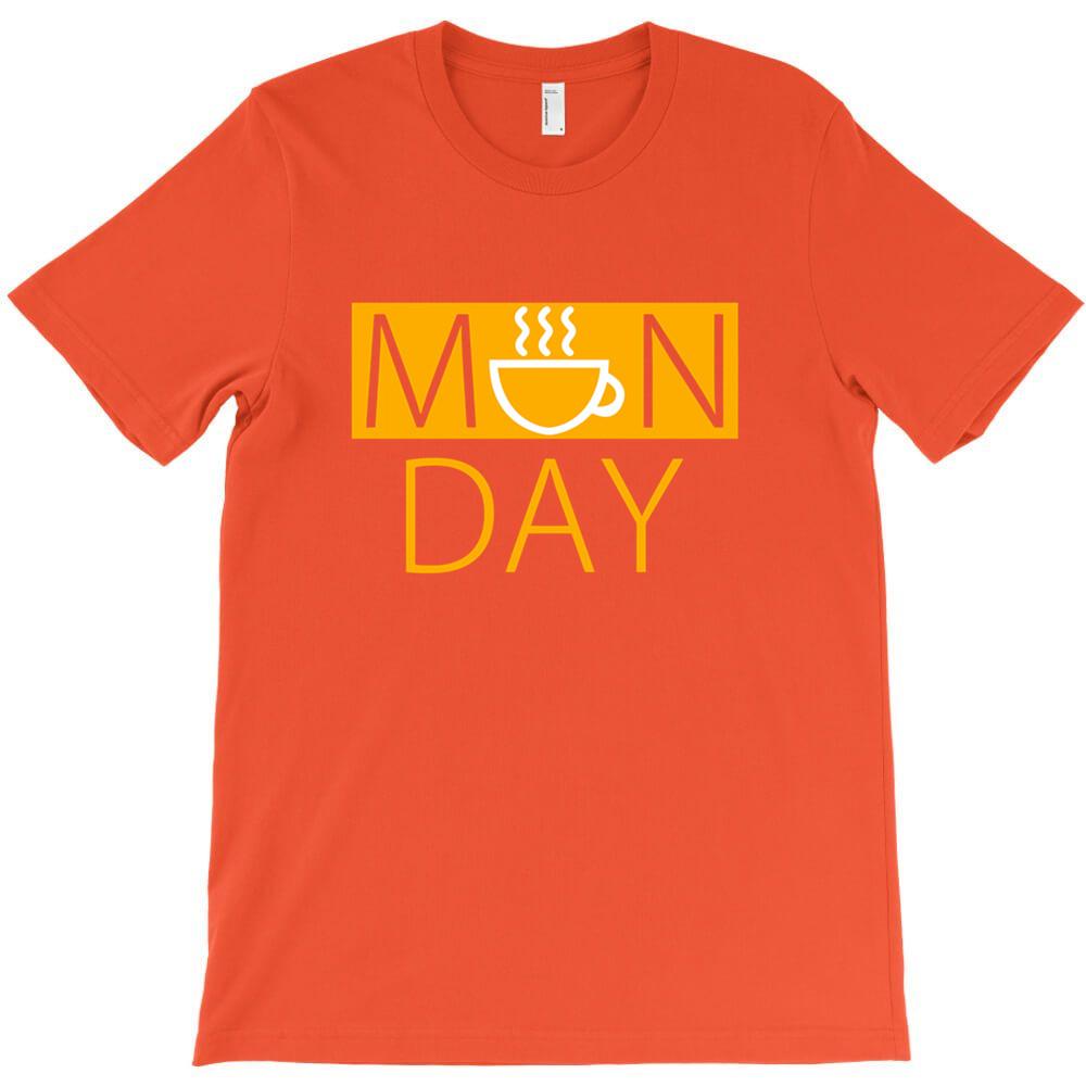 Monday Coffee T Shirt White T Shirt The Men S Crewneck Streetwear T Shirt Clothes