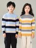 Striped Wool Sweater for Kids - Unisex Knitwear for Boys & Girls, Perfect for Autumn & Winter, Korean Style Pullover, Parent-Child Option Available