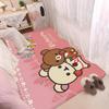 Kawaii Rilakkuma Bear Bathroom Mat Anti-slip Absorb Water Long Strip Cushion Bedroon Mat Welcome Doormat