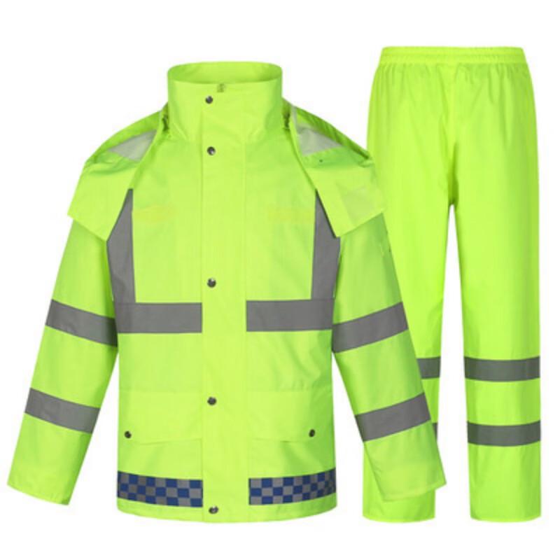 OEING Reflective Rain Suit Set M-4XL