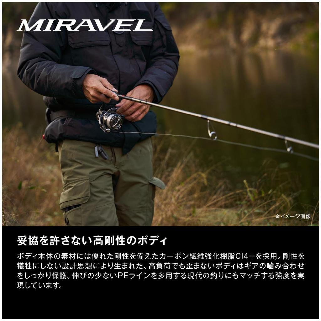 SHIMANO Spinning Reel 22 MIRAVEL C3000HG Shore Offshore