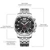 Megir Chronograph Quartz Men Watch Top Brand Luxury Army Military Wrist Watches Clock Men Relogio Masculino Business Wristwatch