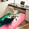 Wicked,Princess Pattern Polyester Office Carpet Chair Mats, Home Decor Dormitory Floor Protector Wit