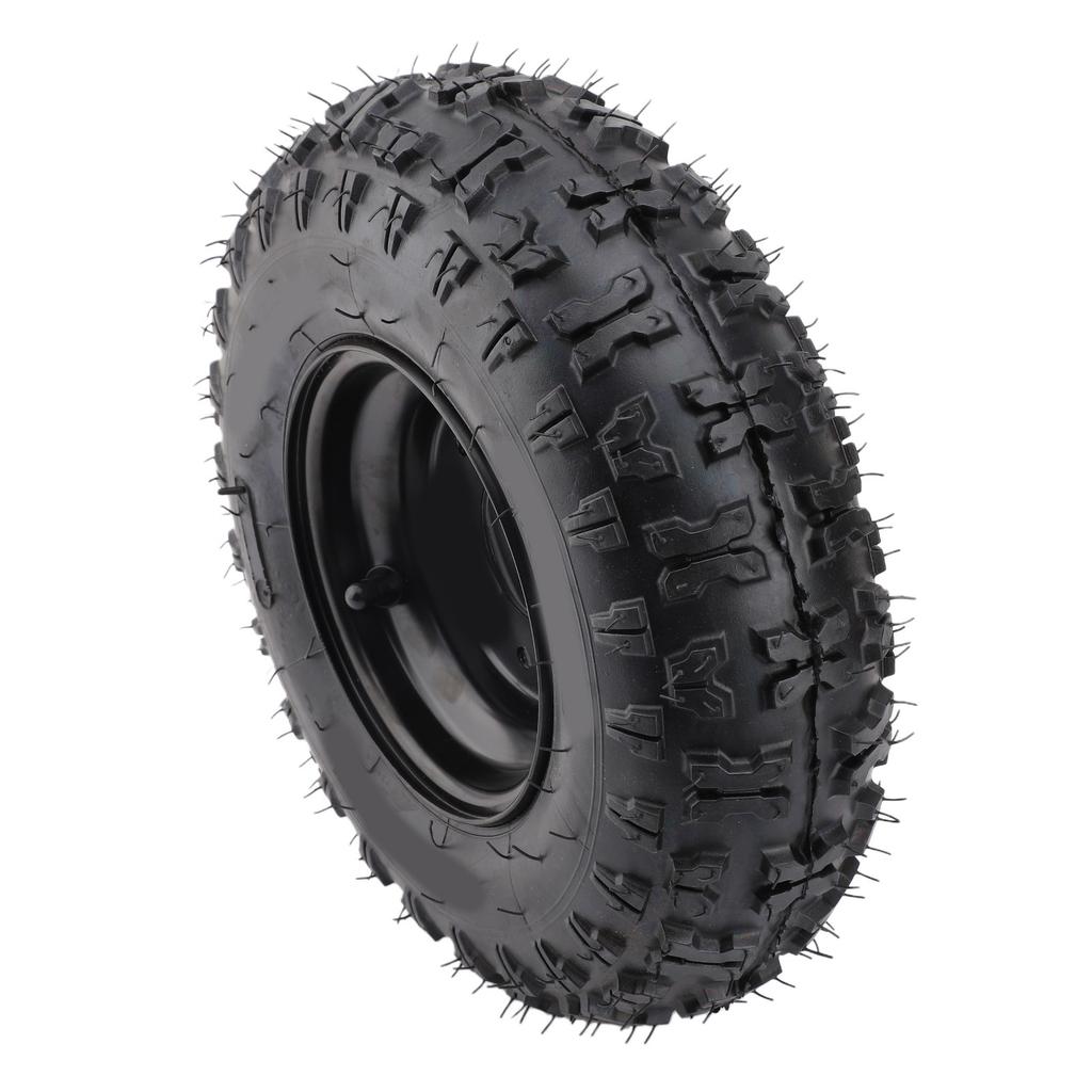 13x5 6 13x5.00 6 Tire 4 Ply Tubeless 3 Stud 6 Inch Rubber Tire with Rim for ATV Quad Off Road Go Kart Golf Cart Mini