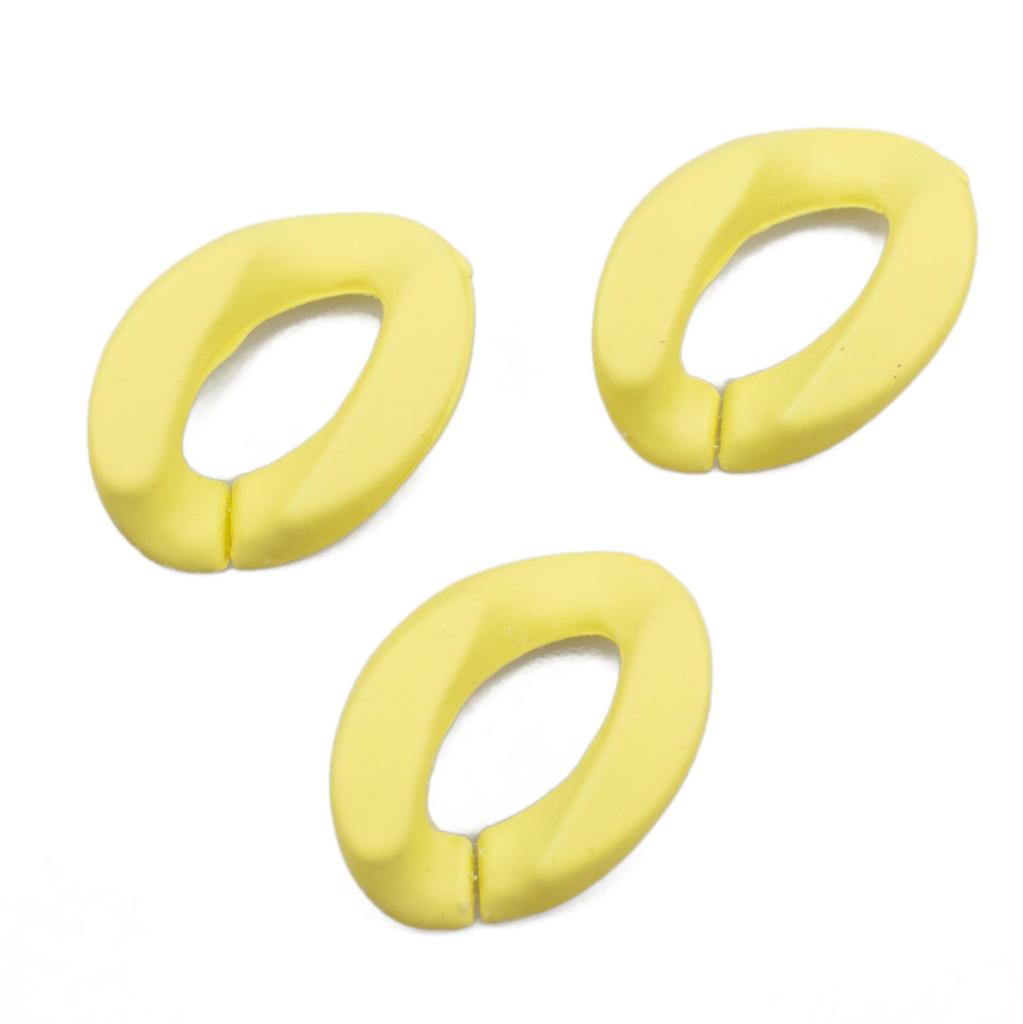 Acrylic Matte Hand-Feel Paint with Chain Insert Buckle and Jump Ring for DIY Jewelry and Phone Cases