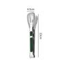 304 Stainless Steel Green Handle with Plastic Handle, Non-slip, Three Wire Clip, Healthy Cookware, Dessert and Bread