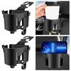 Multifunctional Car Seat Hook Organizer Headrest Hook With Cup Holder For Purse Bag Phone Back Seat Filler Car Accessories N7Q0