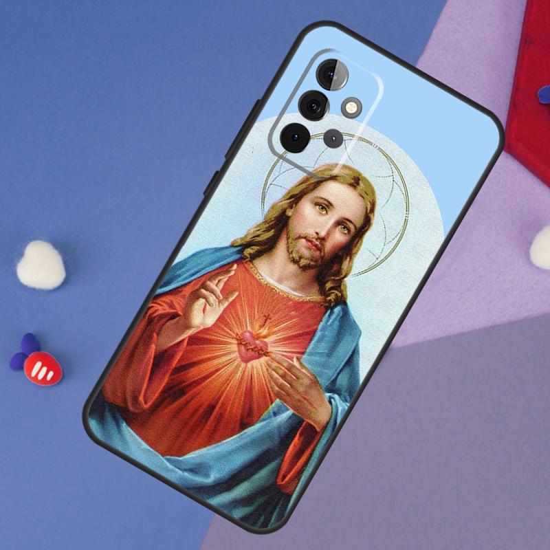 Capa God Jesus Para Samsung Galaxy A14 A56 A36 A26 A16 A06 A54 A34 A12 A32 A52 A13 A33 A53 A15 A35 A55