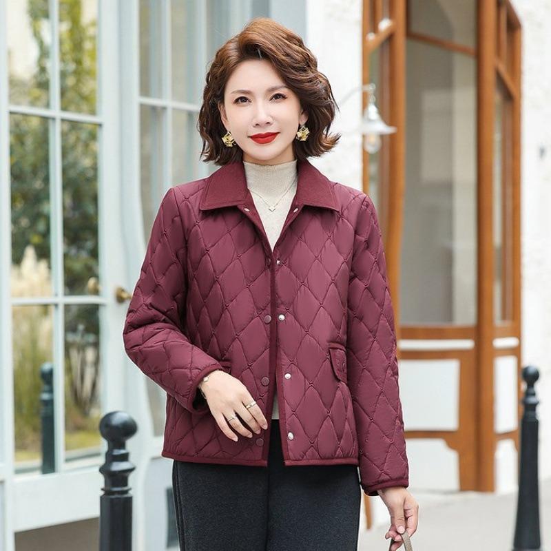Autumn and winter padded jacket, light small padded jacket, padded jacket, women's autumn and winter clothing, large size padded jacket