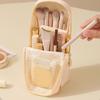 Professional Polyester Folding Makeup Bag Folding Design Portable Stand Cosmetic Bag Waterproof Make Up Organizer Travel Use
