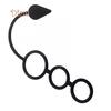 LOL Männer Zeitverzögerung Drei Ring Schwanz Penis Lock Anal Butt Plug Prostata Massager Sex Spielzeug