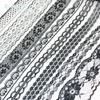 (10 meter/rol) Zwarte kanten stof Banddecoratie Mooie geschenkverpakking Materiaal