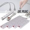 13a British Power Strip With 3 Meter Extension Cord And Multiple Outlets For Enhanced Convenience