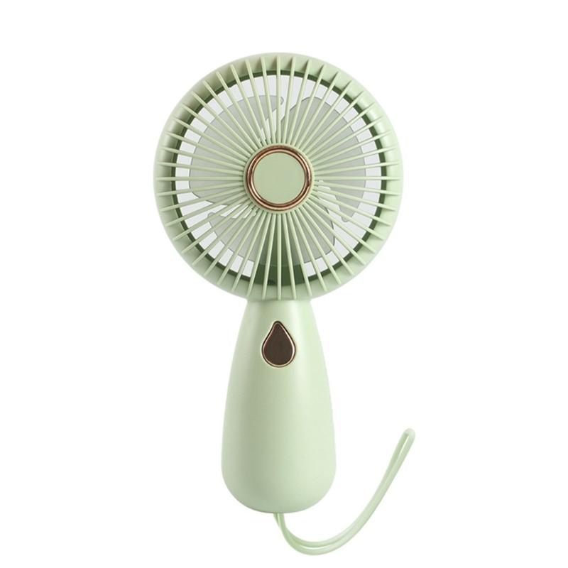 Pocket USB Fan Mini Fan Rechargeable USB Fan Handheld Fan Hand Fan with Lanyard, Perfect for Traveling Convenient Use