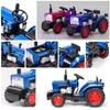 1:32 Aliaj Tractor Agricol Model Diecast Jucării Mașină Miniatură Cu Sunet Lumină Tracțiune Înapoi Vehicul Corp Metalic Jucărie Distractivă pentru Băieți Cadou