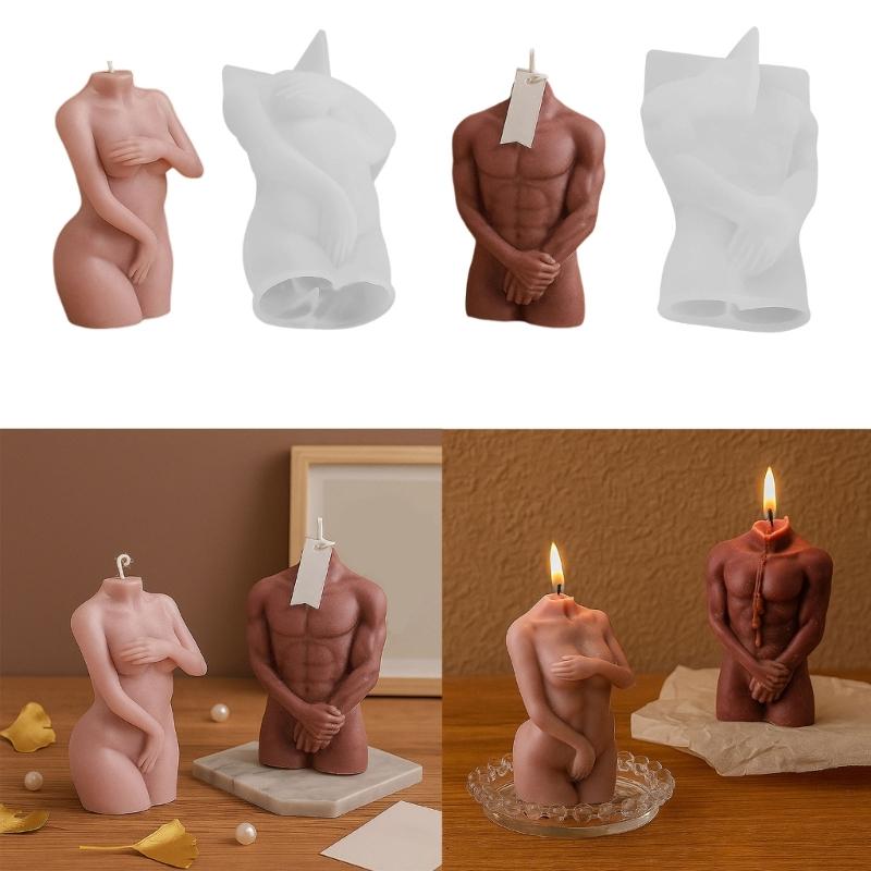 Muscle Body Figurines Decorating Molds Silicone Texture Suitable for Crafts Party Supplies and Custom Decorations