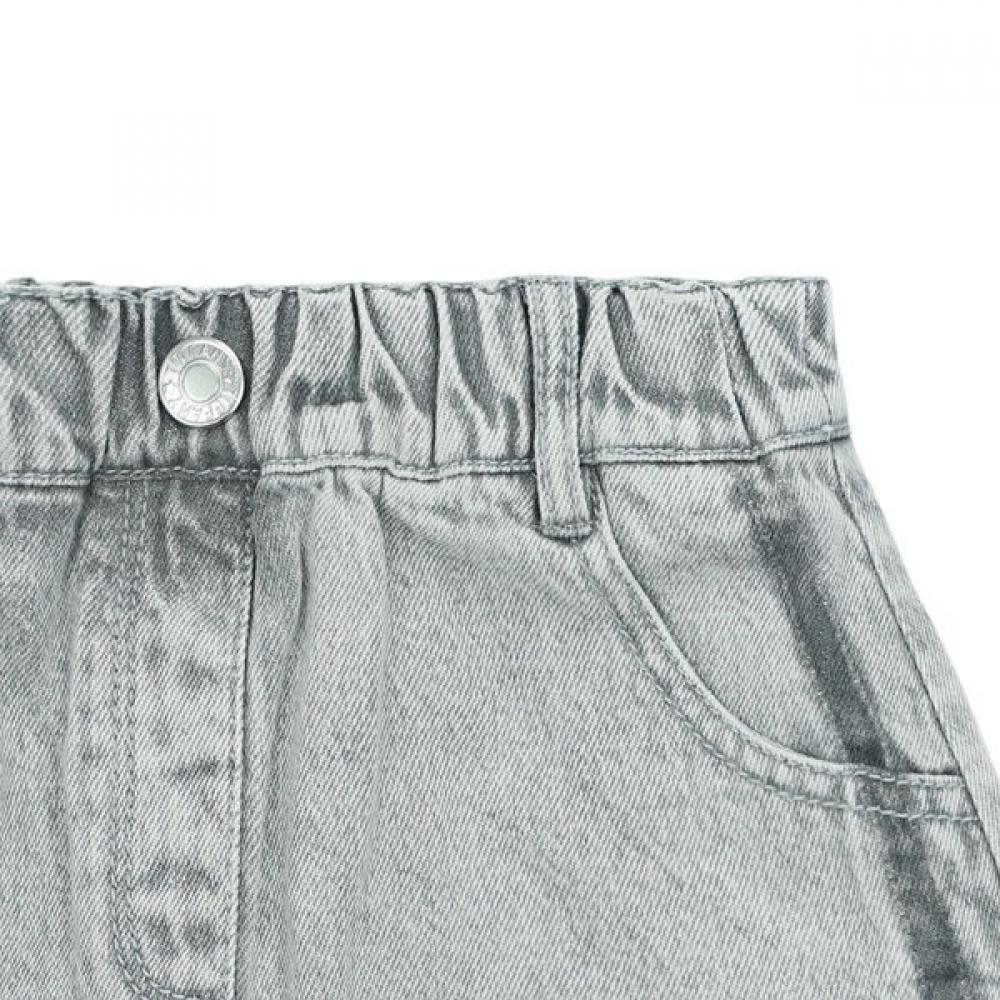 Tiffany Gray Denim Skirt T51kbs010