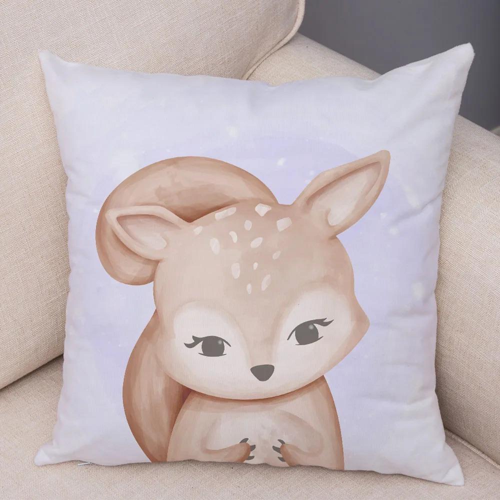 Cute Animal Decorative Pillowcase Living Room Office Ornaments Home Pillowcase