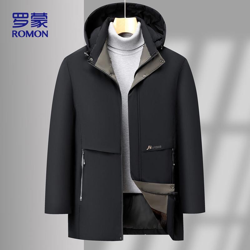 ROMON Men's MF75 Hooded Fleece Lined Padded Jacket