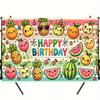 1 item cute fruit birthday birthday banner and flag decoration cake table photoshoot studio party decoration