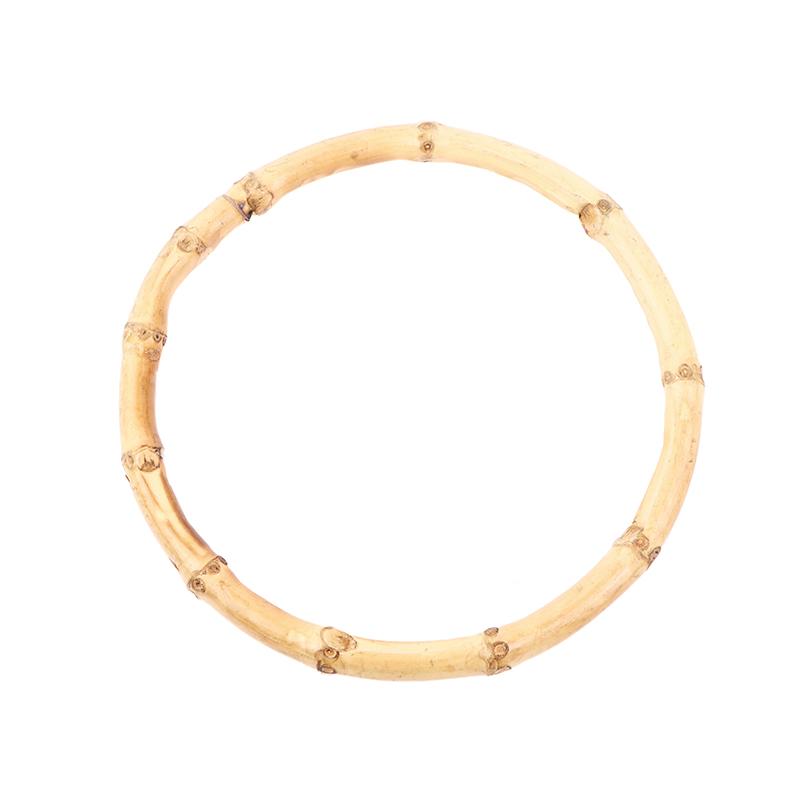 Gift Box Handle Round Bamboo Purse Handles Diy Bamboo Detachable Bamboo Bag Handles Handbag Band Handle