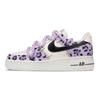Nike Air Force 1 Fialový Leopard Umělá Kůže Odpružení Lehké Nízké Skateboardové Boty Unisex Bílá Fialová FV3654-111(team1333--BOX2)